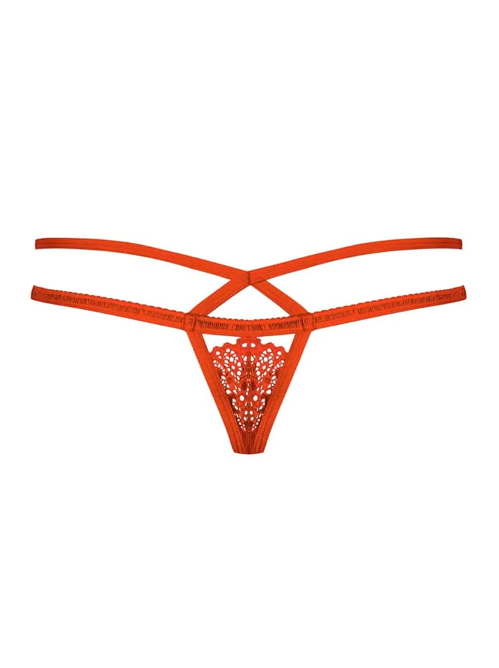 838-THO-3 thong red  S/M