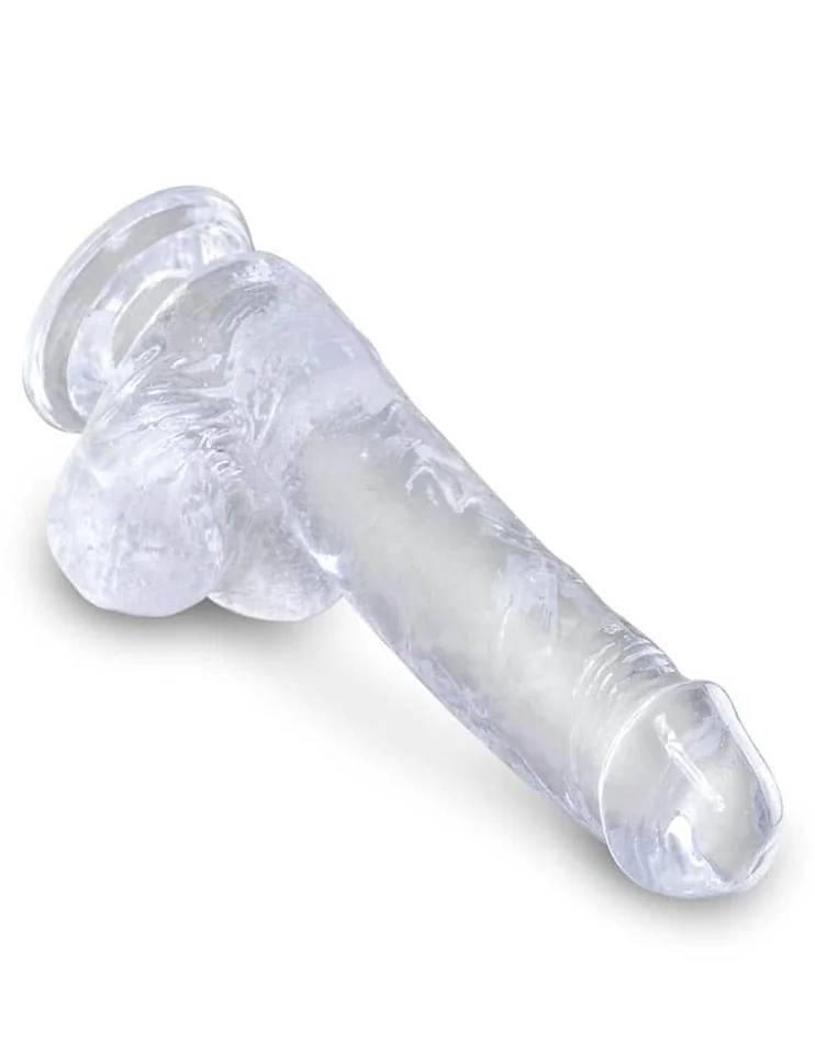 King Cock Clear 6" Cock with Balls