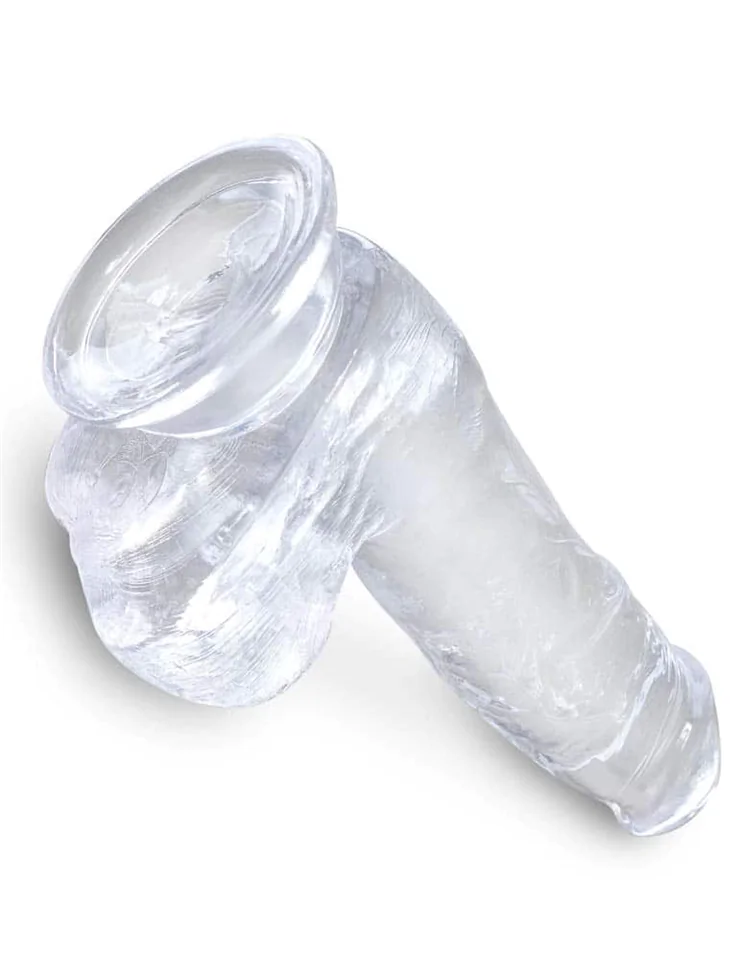 King Cock Clear 6" Cock with Balls