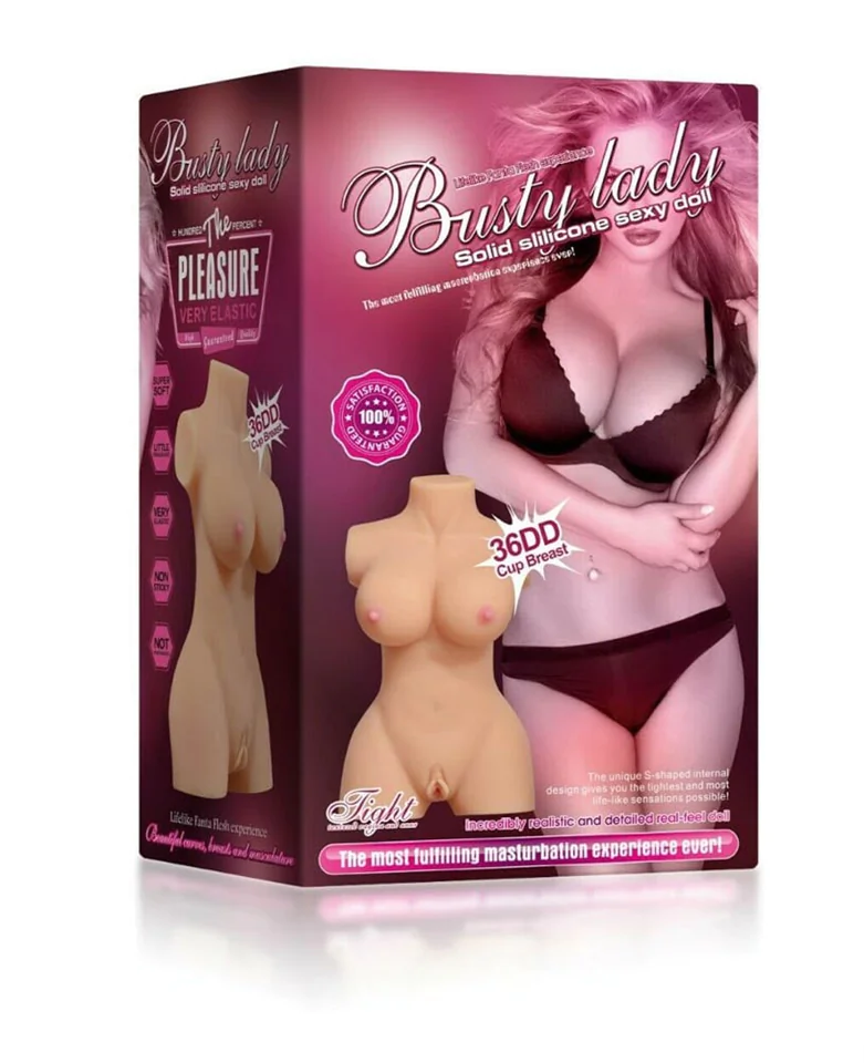 Busty Lady Half Body Sex Doll