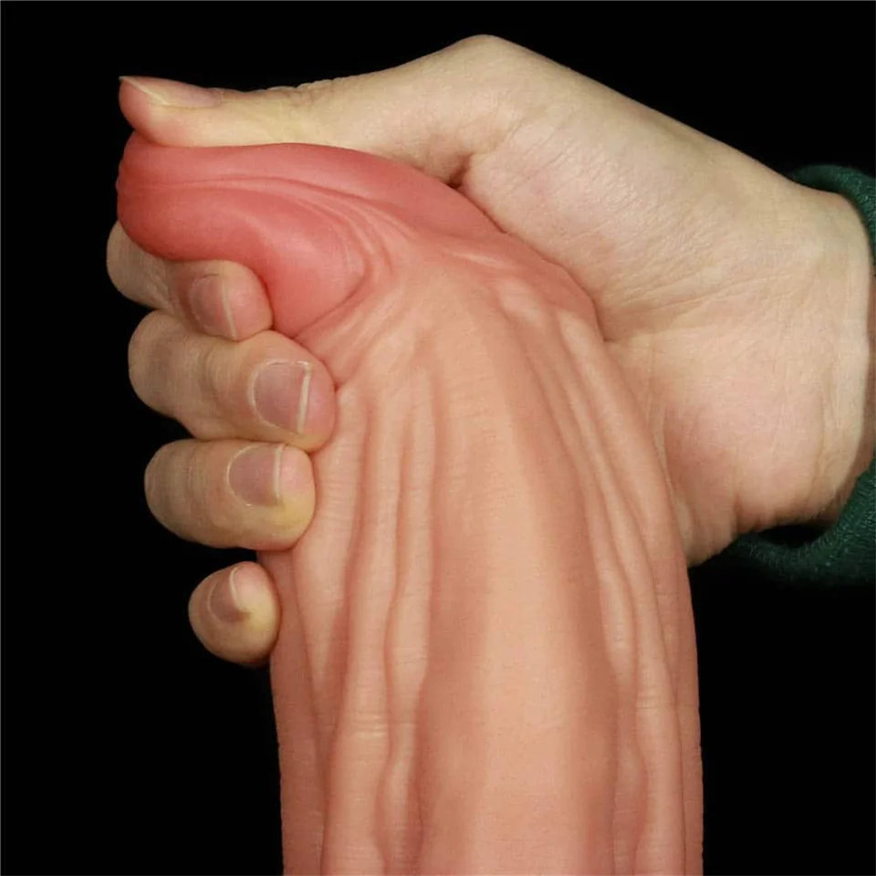 10" Dual-layered Silicone Nature Cock