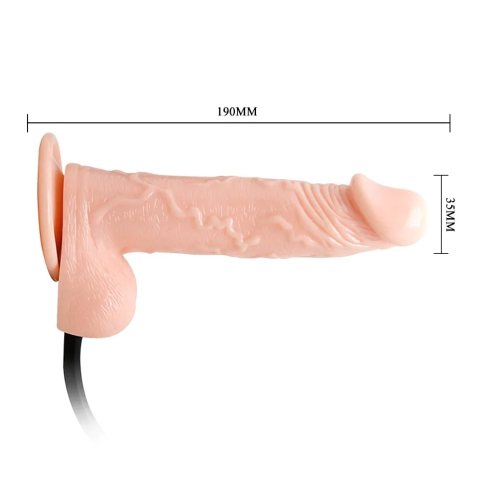 Inflatable Dildo 7,5" Flesh