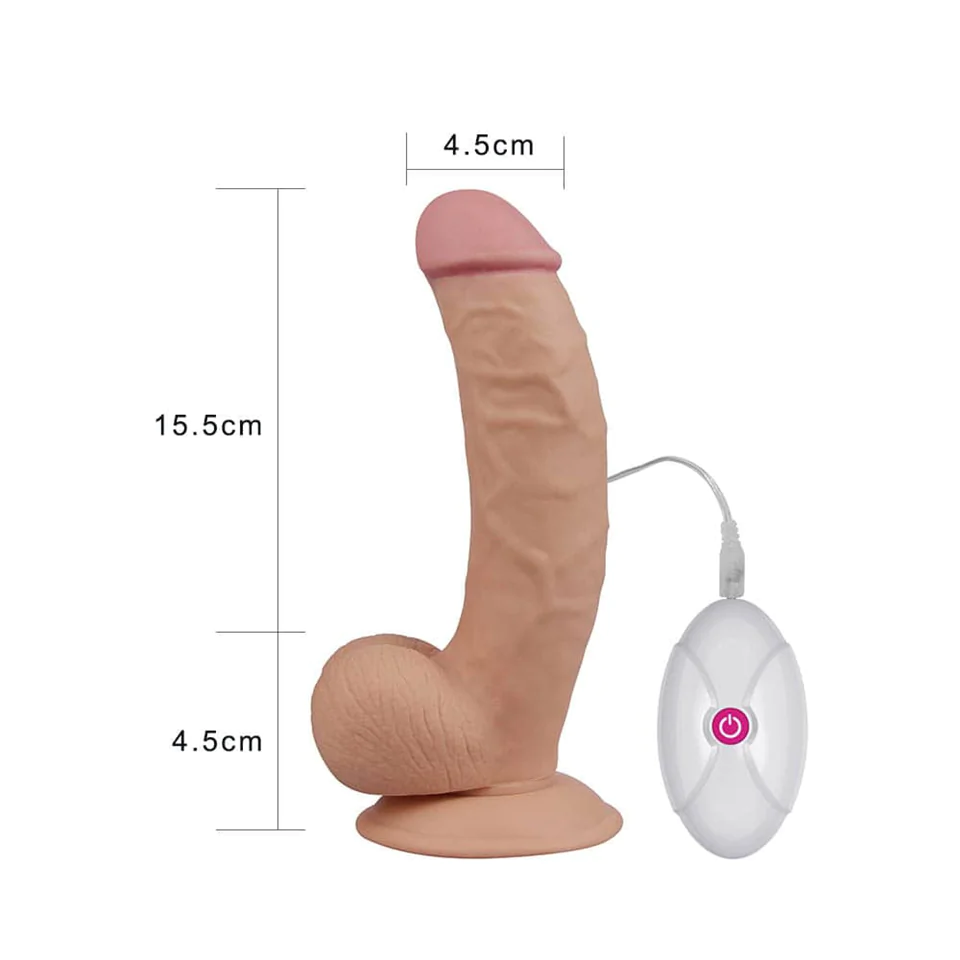 8.5" The Ultra Soft Dude - Vibrating 