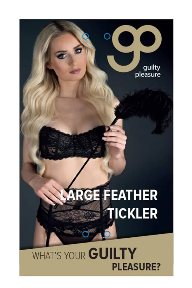 GP Large Feather Tickler Black