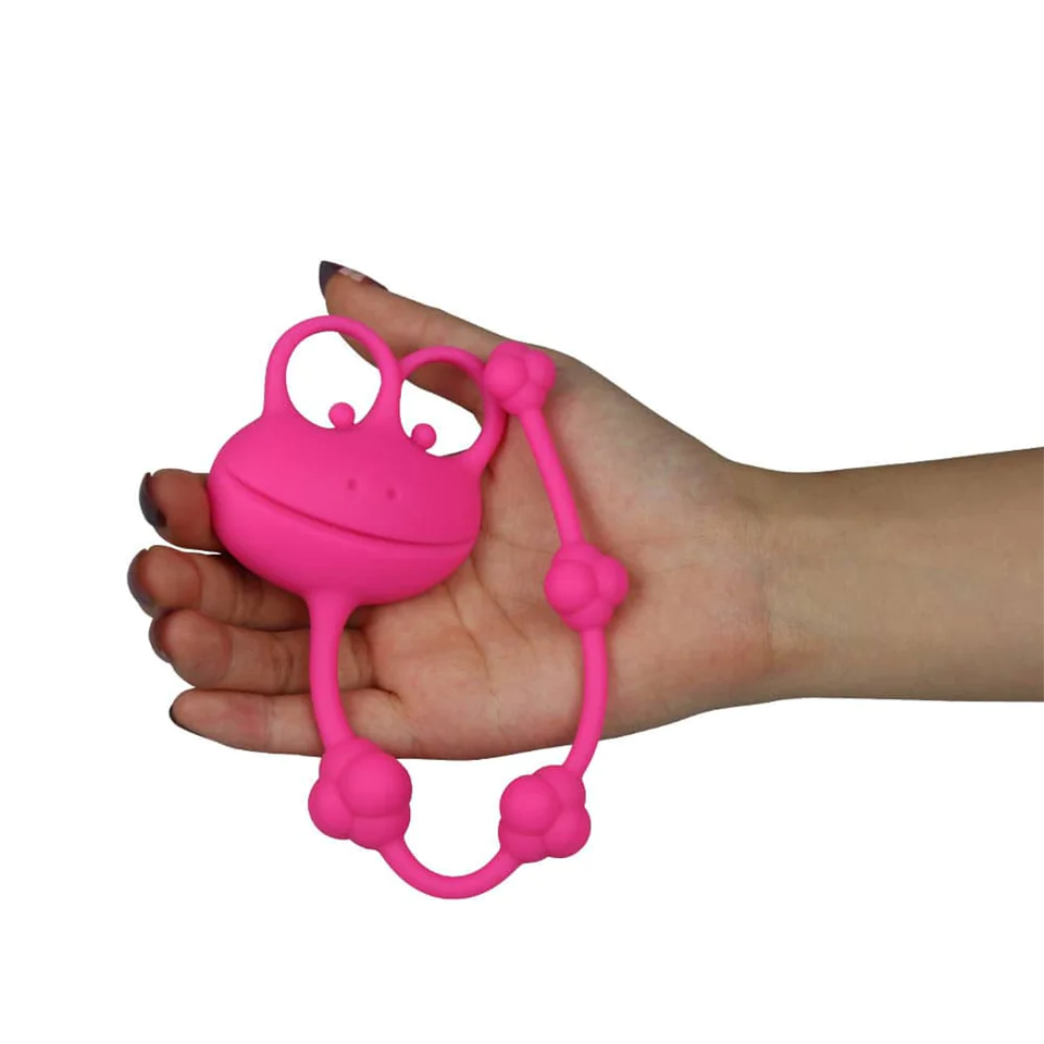 10 inch Silicone Frog Anal Beads