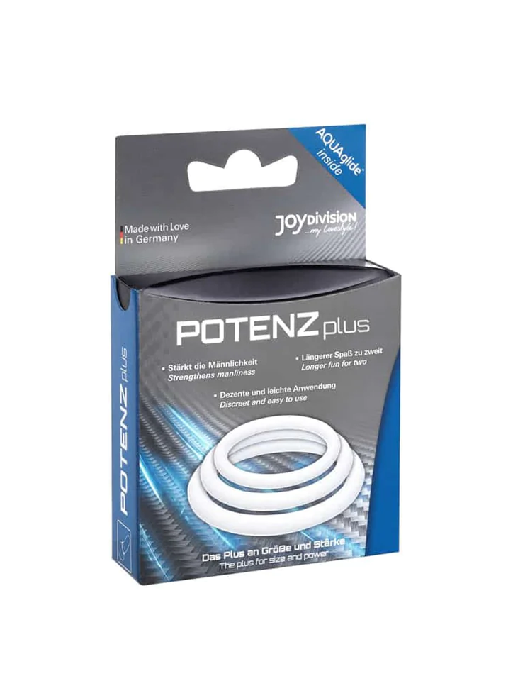 POTENZplus Transparent 3er Mix (S, M, L) 