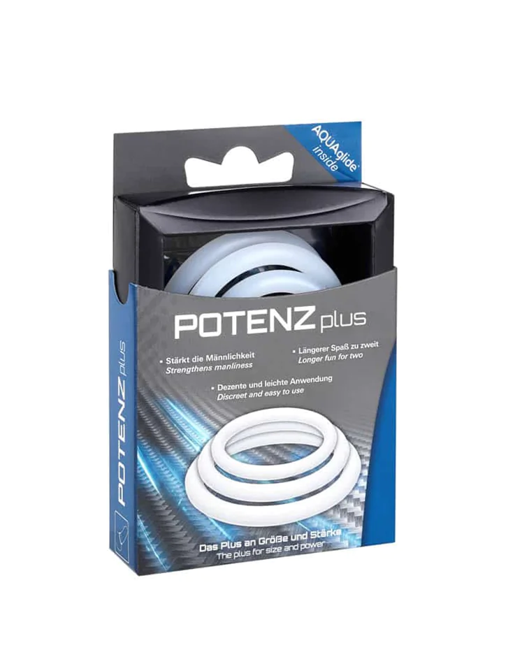 POTENZplus Transparent 3er Mix (S, M, L) 