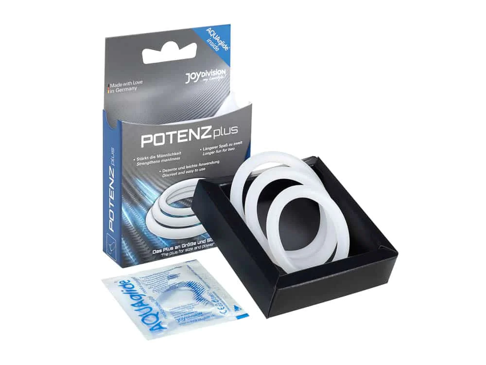 POTENZplus Transparent 3er Mix (S, M, L) 