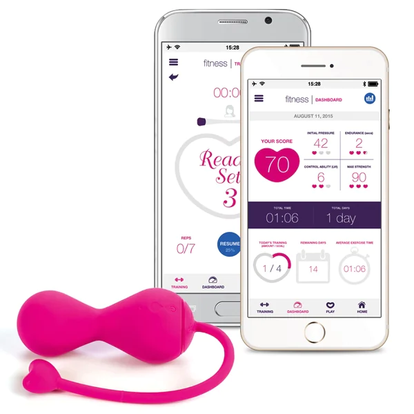 LOVELIFE BY OHMIBOD - KRUSH - Intelligens gésagolyó duó (pin