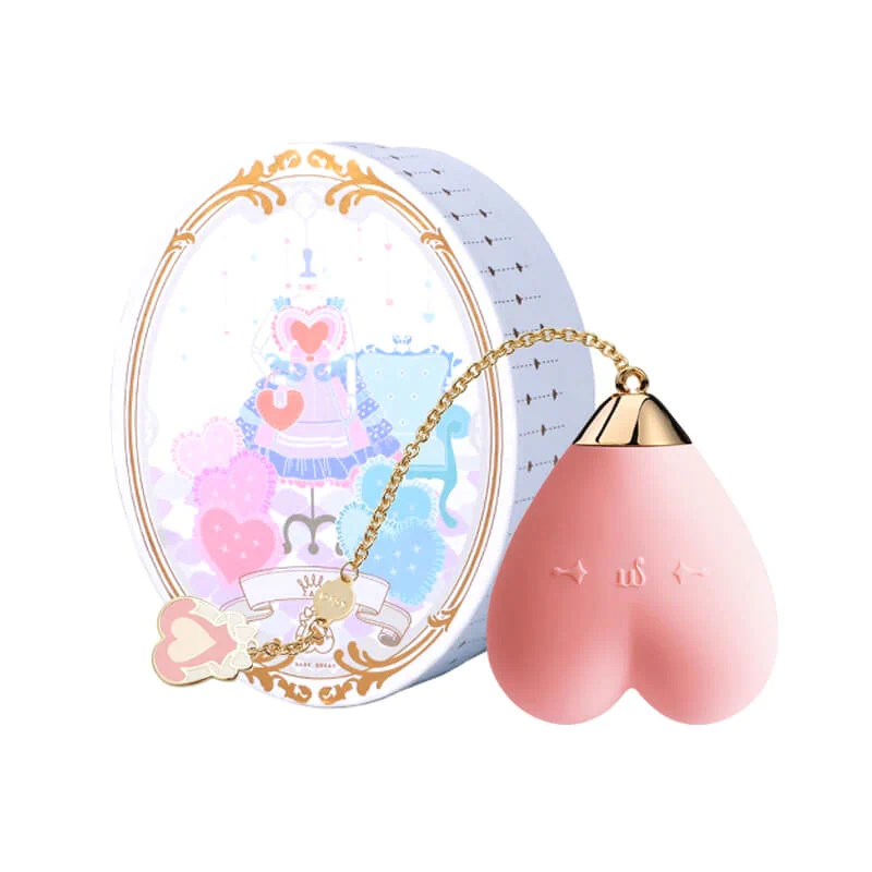 ZALO Baby Heart - akkus, vízálló luxus csikló vibrátor (pink