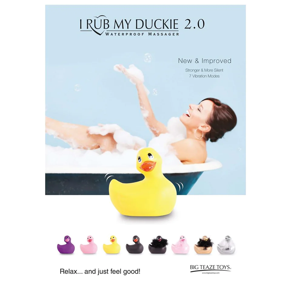 My Duckie Paris 2.0 - játékos kacsa vízálló csiklóvibrátor (