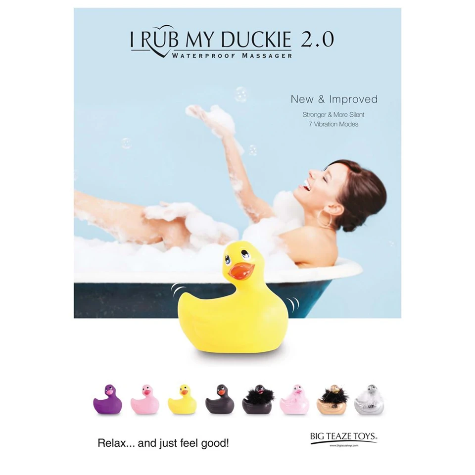 My Duckie Classic 2.0 - játékos kacsa vízálló csiklóvibrátor