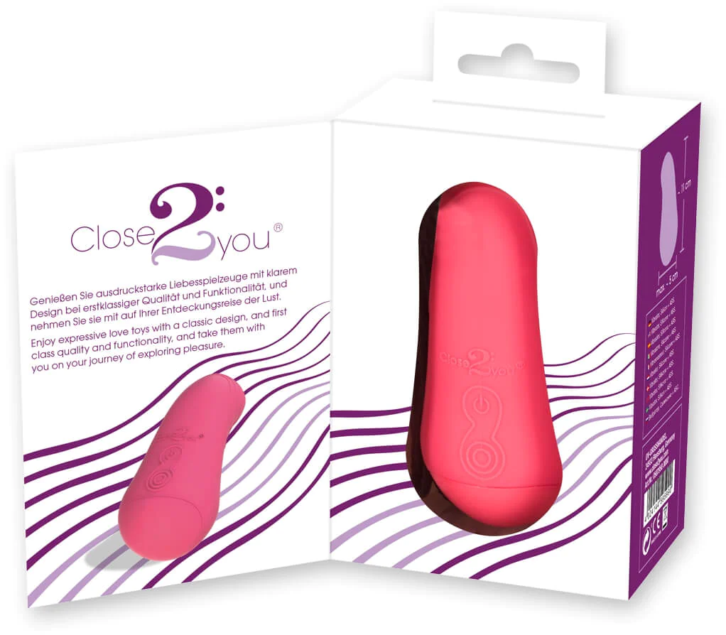 Close2You: Corallino akkus csiklóvibrátor (pink)