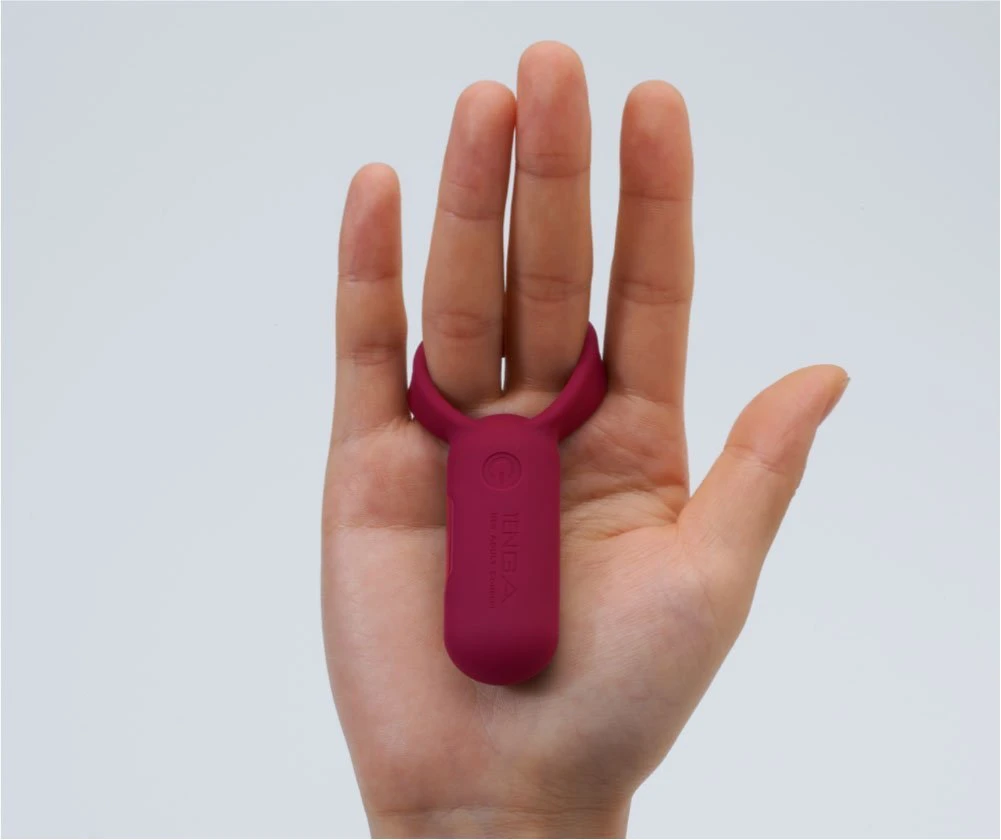 TENGA Smart Vibe péniszgyűrű (piros)