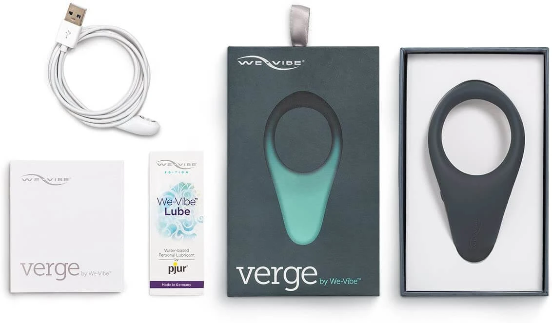 We-Vibe Verge - akkus, vibrációs péniszgyűrű (szürke)