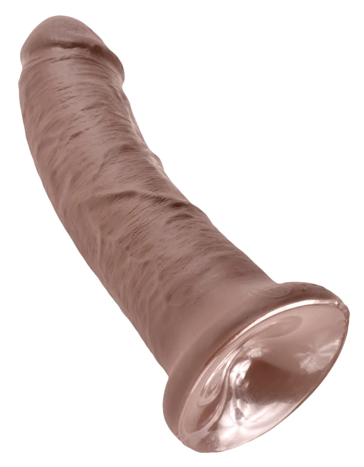 King Cock 8 dildó (20 cm) - barna