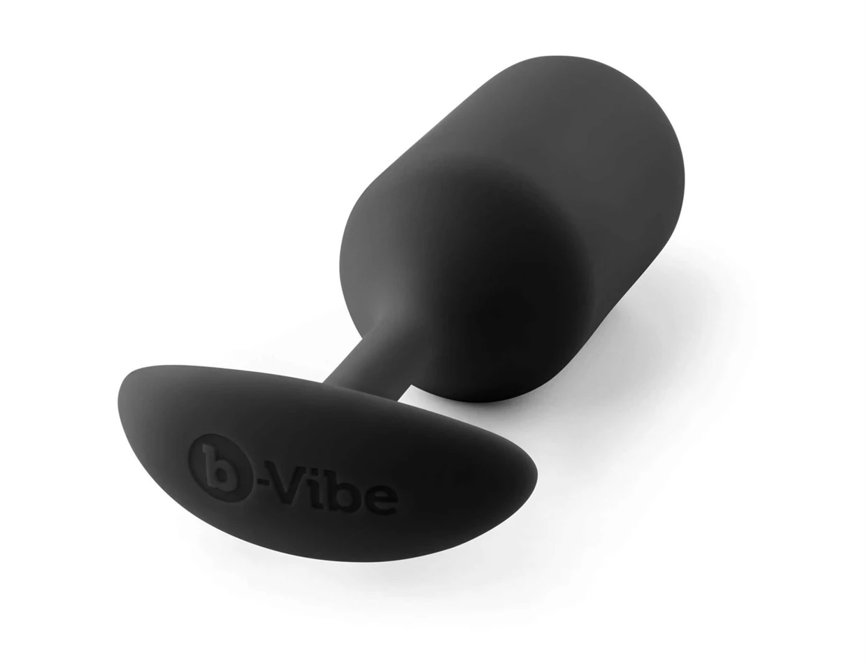 b-vibe Snug Plug 3 - dupla golyós anál dildó (180g) - fekete