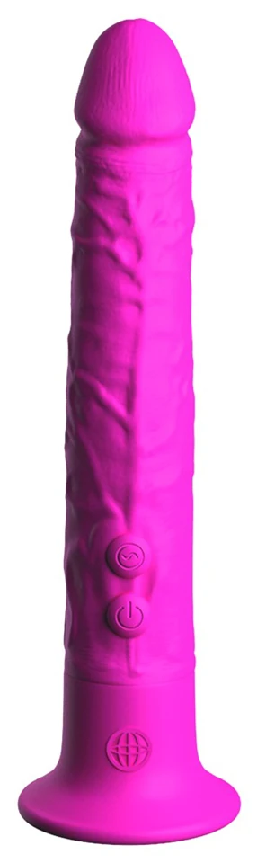 Classix - vízálló, péniszes, tapadótalpas vibrátor (pink)