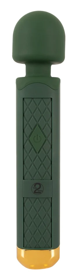 Emerald Love Wand - akkus, vízálló masszírozó vibrátor (zöld
