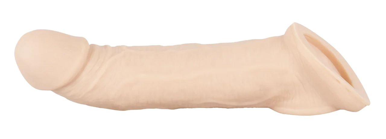 Heregyűrűs hosszabbító péniszköpeny - Nature Skin