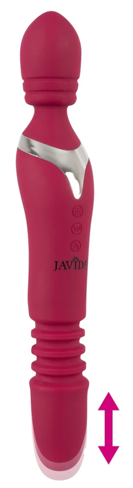 Javida Thrusting - 3in1 masszírozó vibrátor (piros)