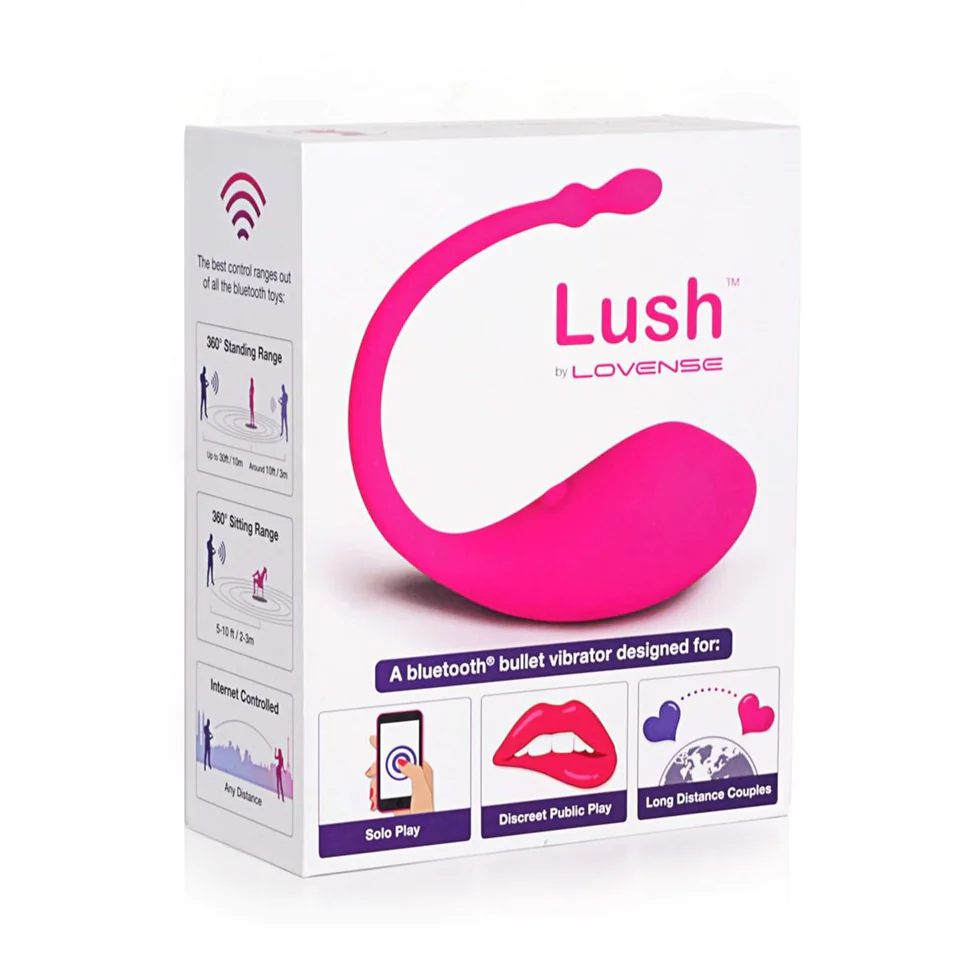 LOVENSE Lush - újratölthető okos vibrotojás (pink)