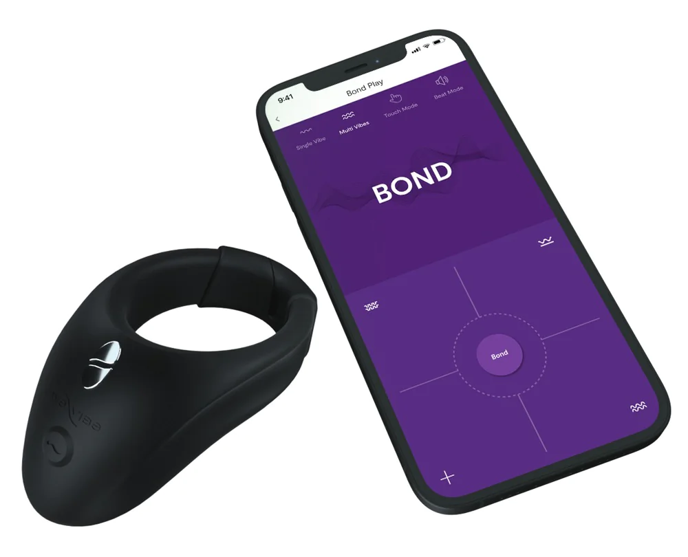 We-Vibe Bond - okos, akkus vibrációs péniszgyűrű (fekete)