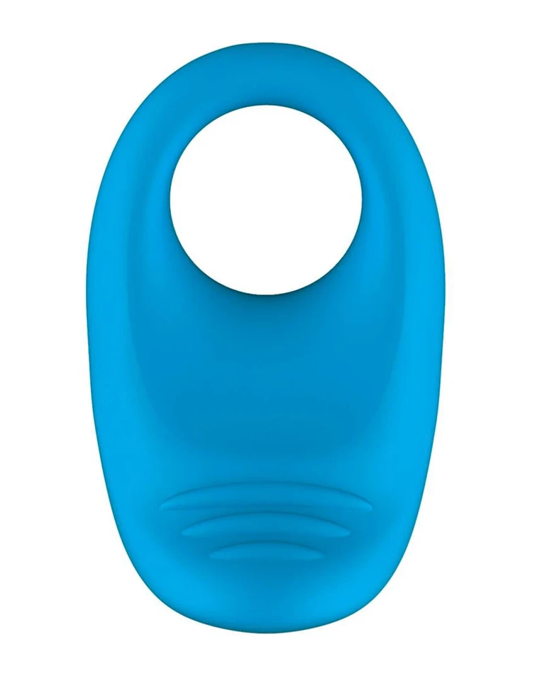 ROMP Juke - akkus, vízálló péniszgyűrű (kék)
