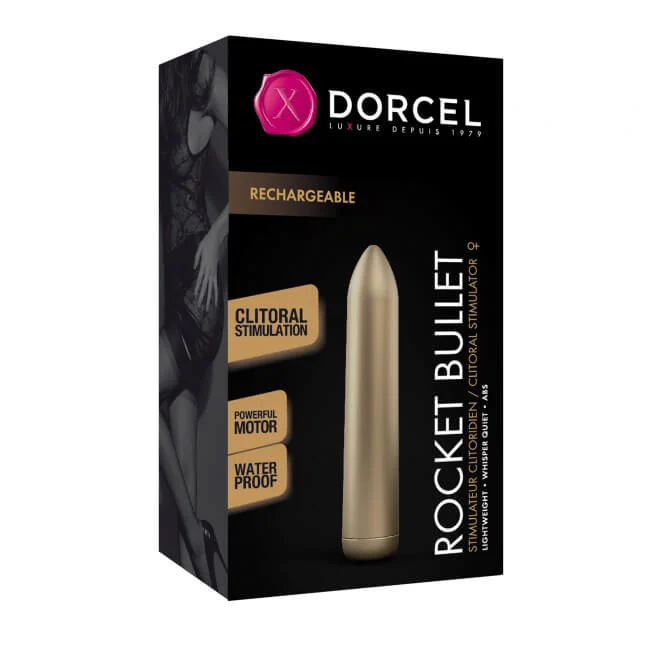 DORCEL Rocket Bullett - akkus rúgvibrátor (arany)