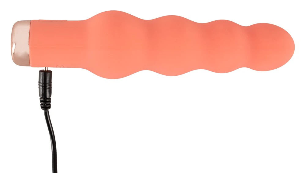 peachy! mini beads - akkus, gyöngyös vibrátor (barack)