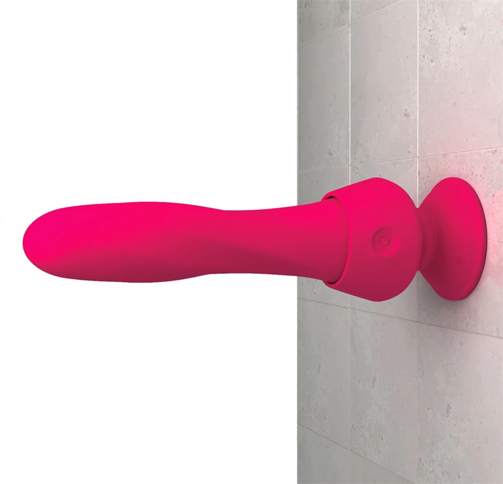 3Some wall banger deluxe - akkus, rádiós rúd vibrátor (pink)