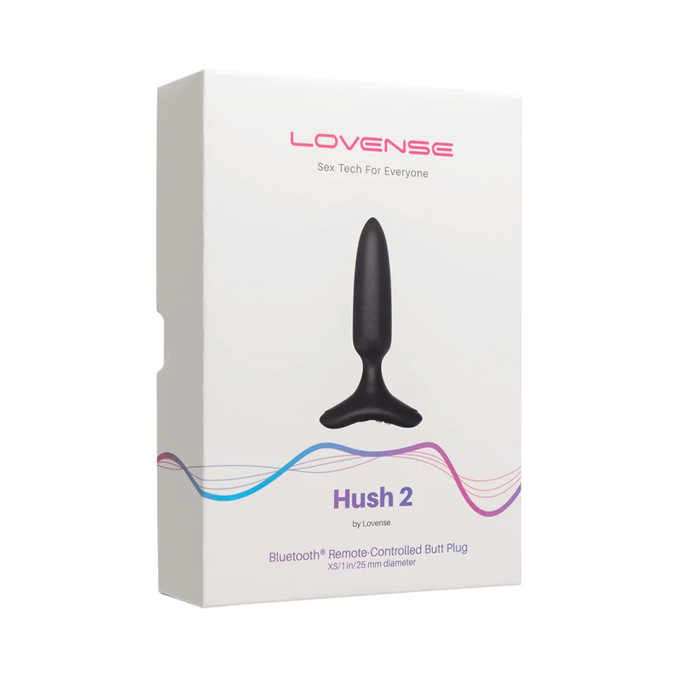 LOVENSE Hush 2 XS - újratölthető kis anál vibrátor (25mm) - 