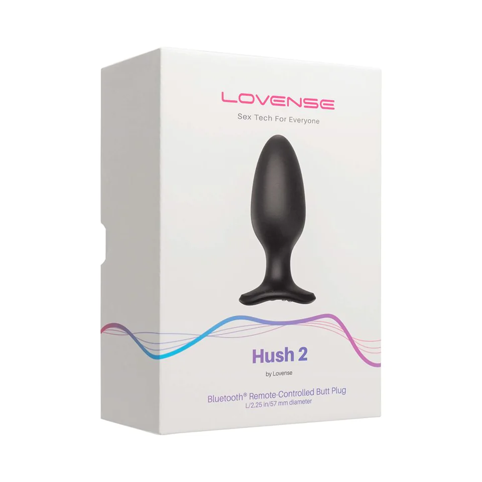 LOVENSE Hush 2 L - újratölthető kis anál vibrátor (57mm) - f