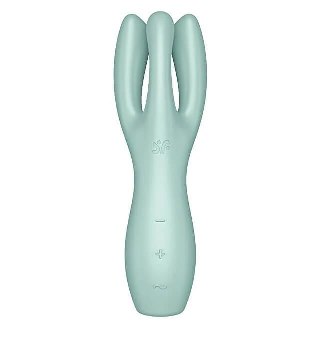 Satisfyer Threesome 3 - akkus csiklóvibrátor (menta)