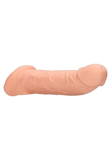 RealRock Penis Sleeve 9 - péniszköpeny (23cm) - natúr