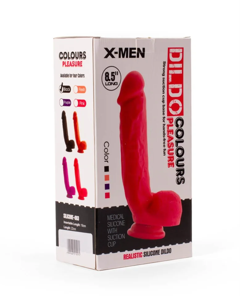 X-MEN 8.5" Dildo Colours Pleasure Flesh 3