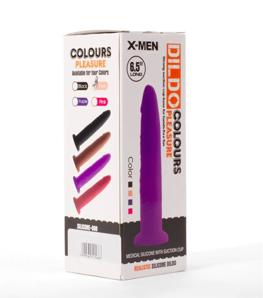 X-MEN 6.5" Dildo Colours Pleasure Flesh 2