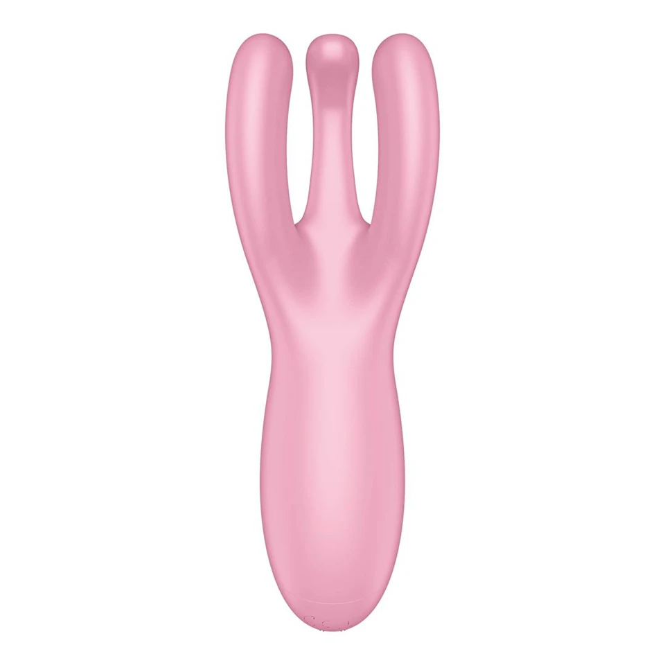 Satisfyer Threesome 4 - okos, akkus csiklóvibrátor (pink)