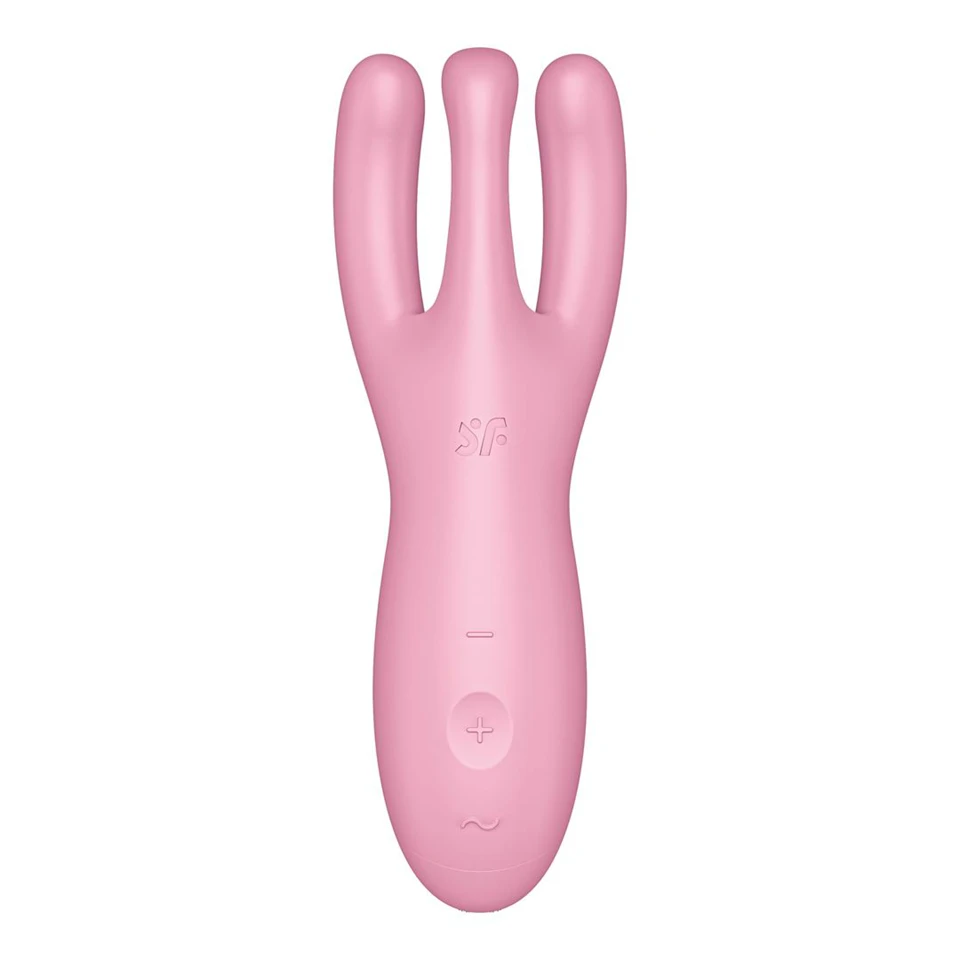 Satisfyer Threesome 4 - okos, akkus csiklóvibrátor (pink)