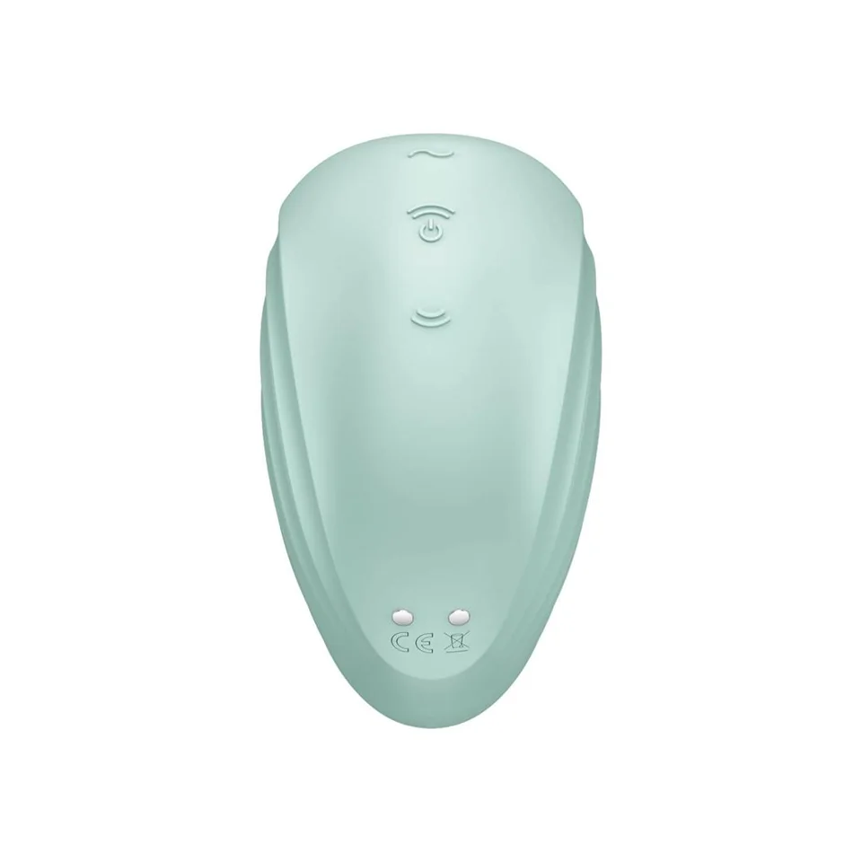 Satisfyer Pearl Diver - akkus, léghullámos csikló vibrátor (menta)