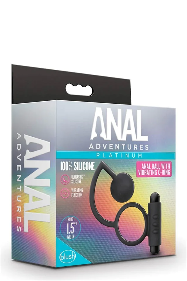 ANAL ADVENTURES ANAL BALL WITH C-RING