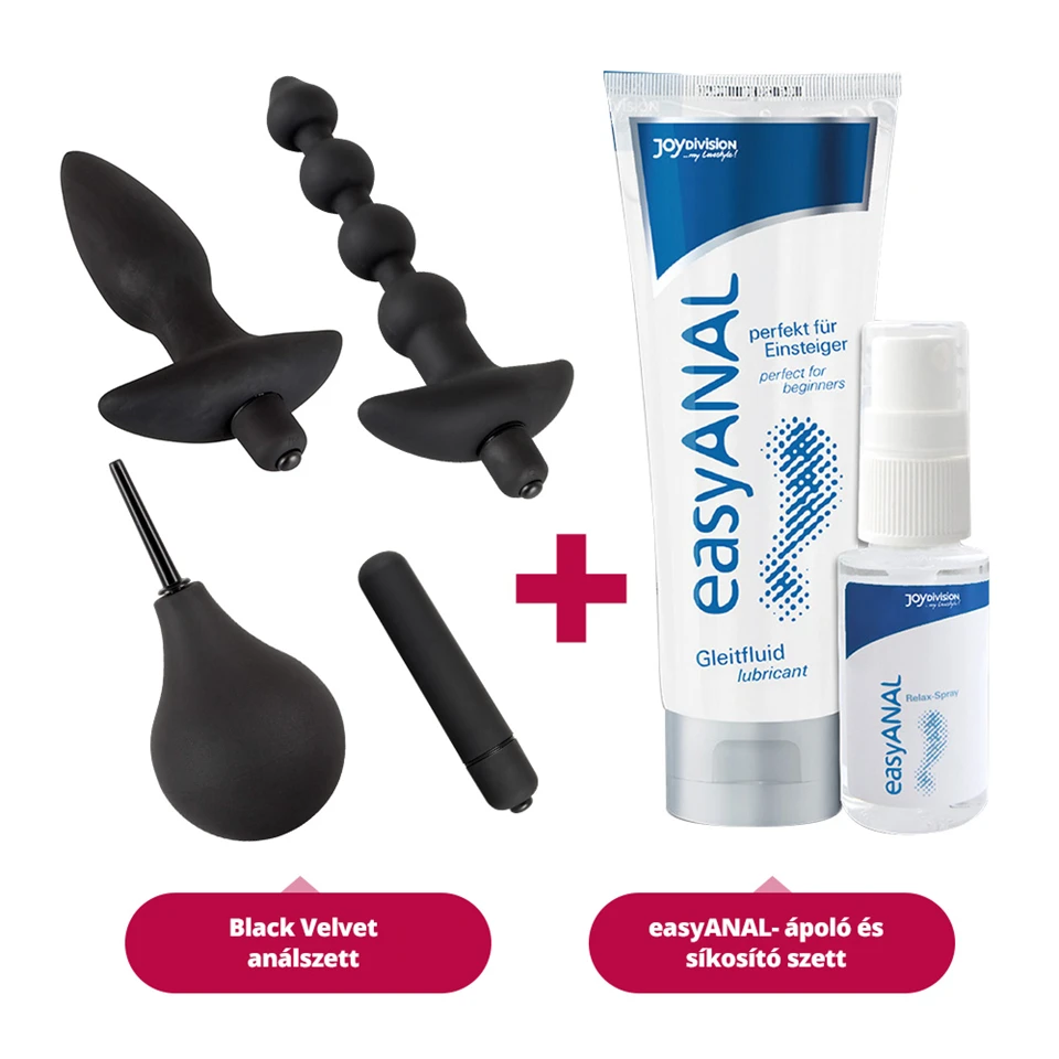 Komplett kezdő anál csomag (6 részes)