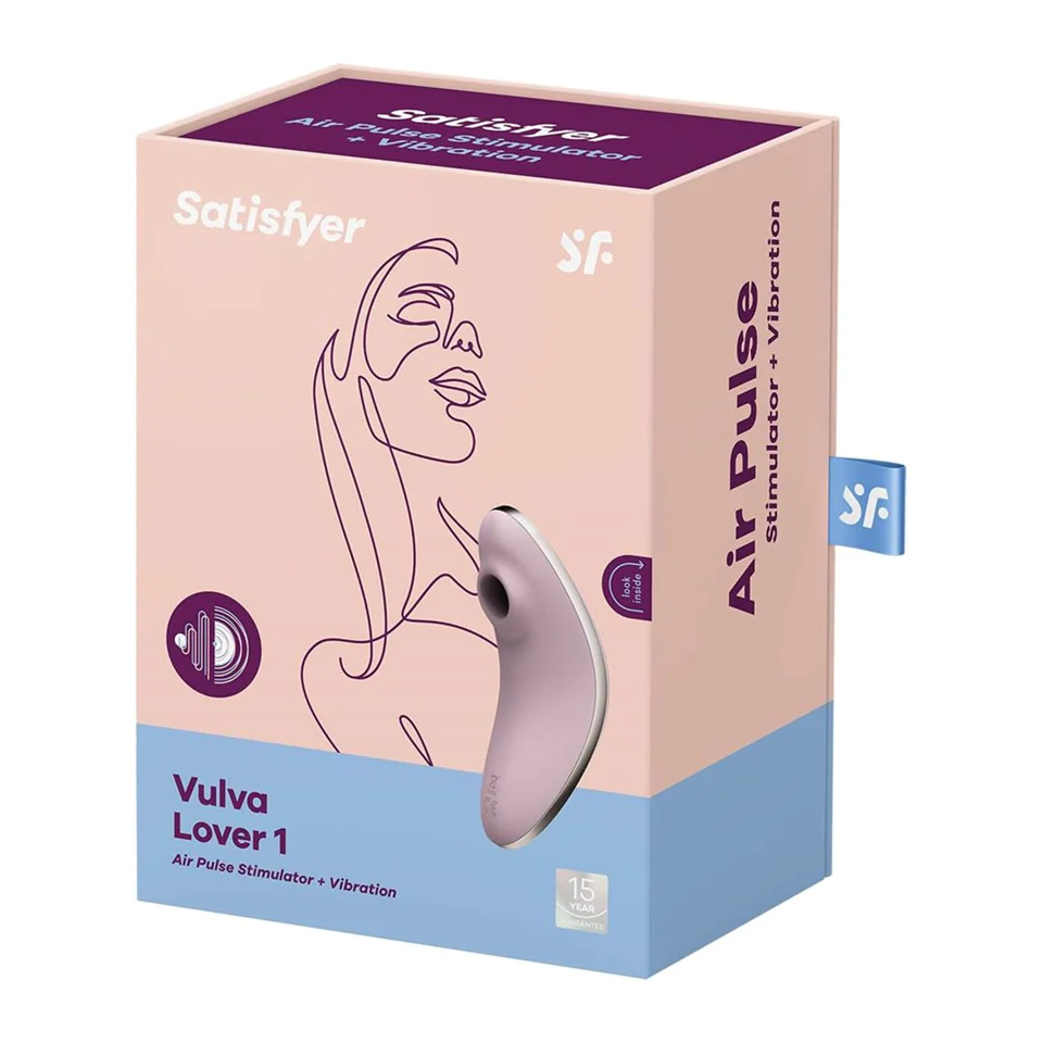 Satisfyer Vulva Lover 1 - akkus csiklóvibrátor (viola)