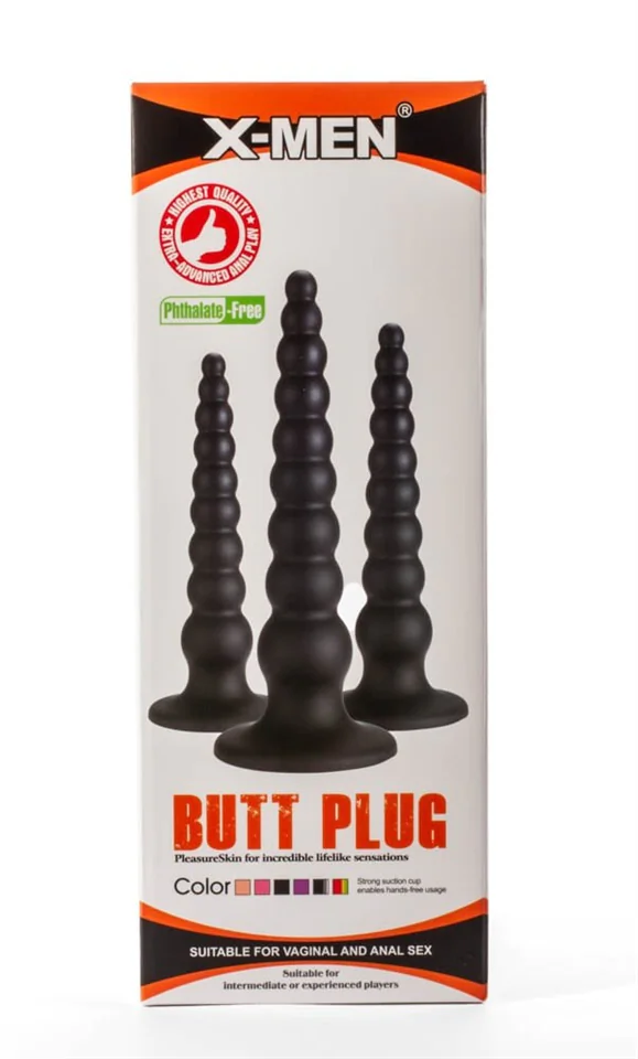 X-Men 11.81" Butt Plug Black L
