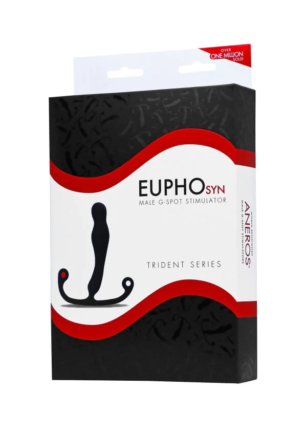 Aneros - Eupho Syn Trident - prosztata dildó (fekete) -