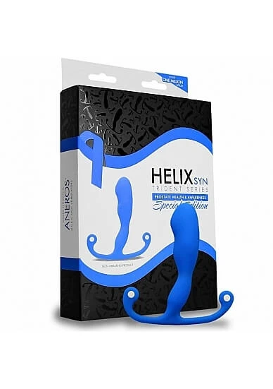 Aneros Helix Syn Trident - prosztata dildó (kék) -