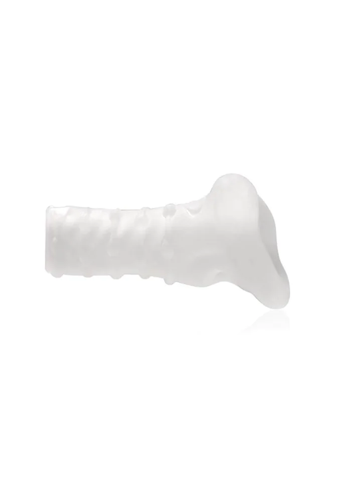 Perfect Fit Breeder - nyitott péniszköpeny (10 cm) - tejfehér