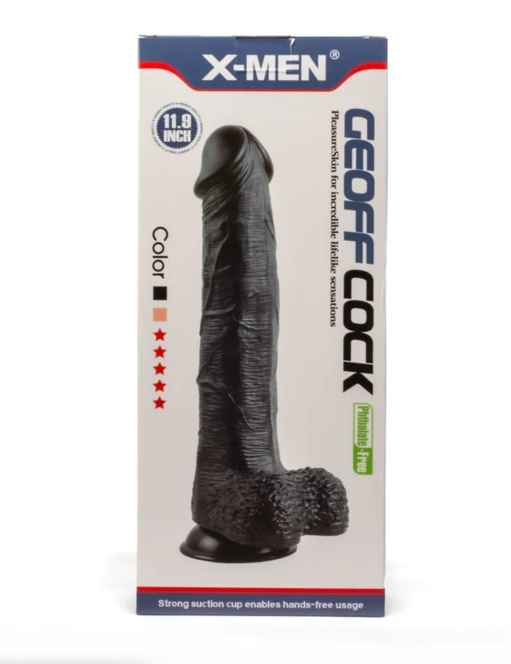 X-MEN Geoff 11.9" Cock Black