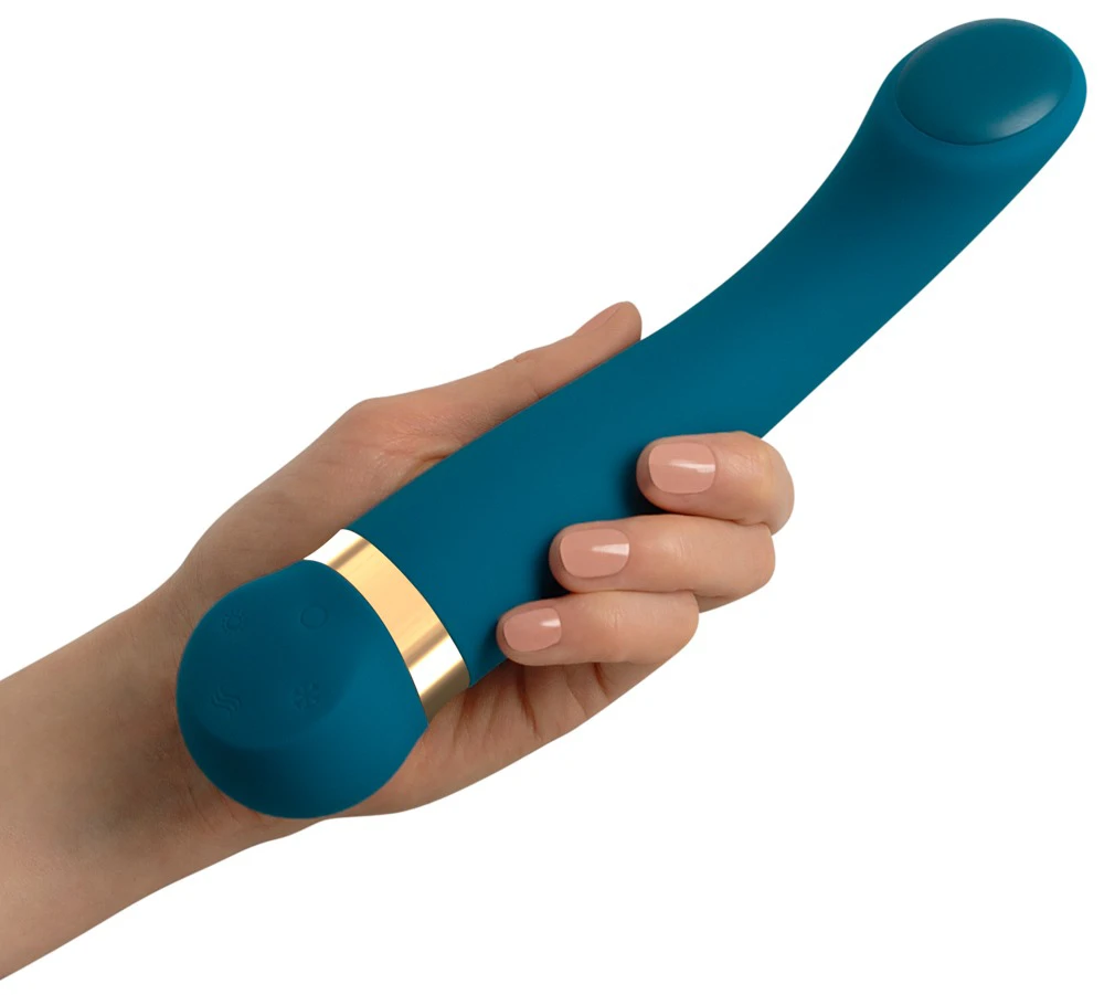 You2Toys Hot 'n Cold - akkus, melegítős G-pont vibrátor (türkiz)