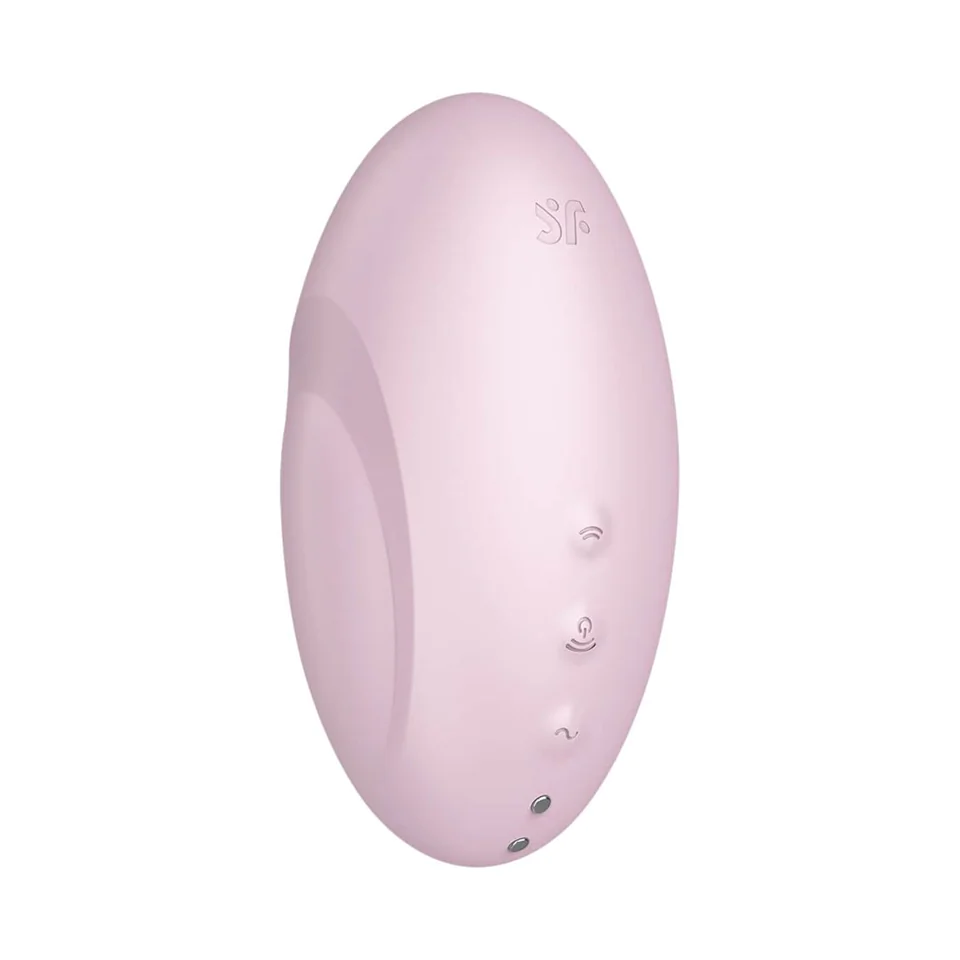 Satisfyer Vulva Lover 3 - akkus, léghullámos csiklóizgató vibrátor (pink)